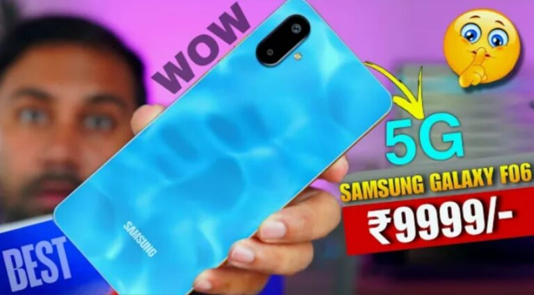 Samsung Galaxy F06 5G: Only ₹9,999 ,50MP primary camera Best smartphone in budget